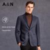 Men's Luxury Silk Cashmere Blend Business Suit Jacket