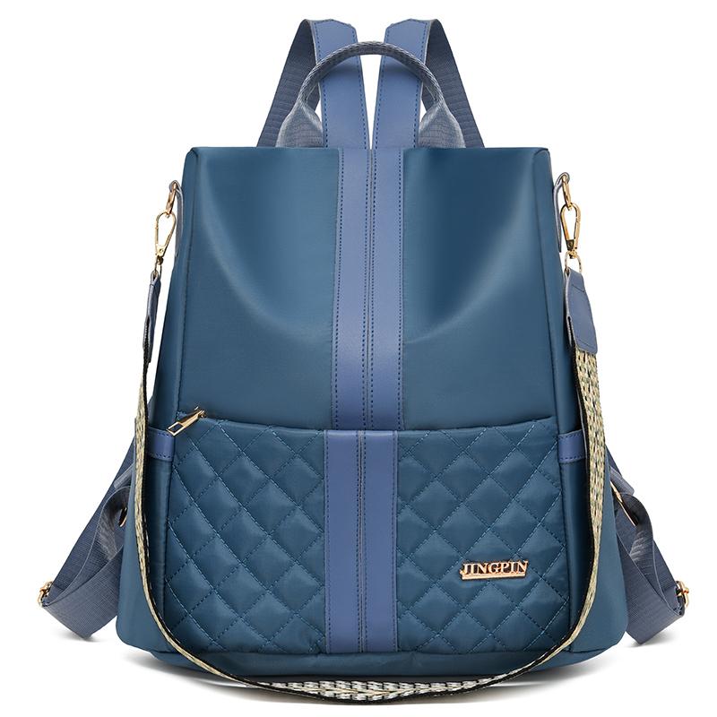Rhomboid Backpack Women's Large Capacity Lightweight Waterproof Travel Bag Multifunctional Shoulder Bag