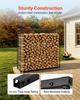 VEVOR Firewood Rack 1855 mm 3/8 Cord Heavy Duty Outdoor Wood Storage Holder, for Fireplace Patio Deck, 730 kg Load Capacity