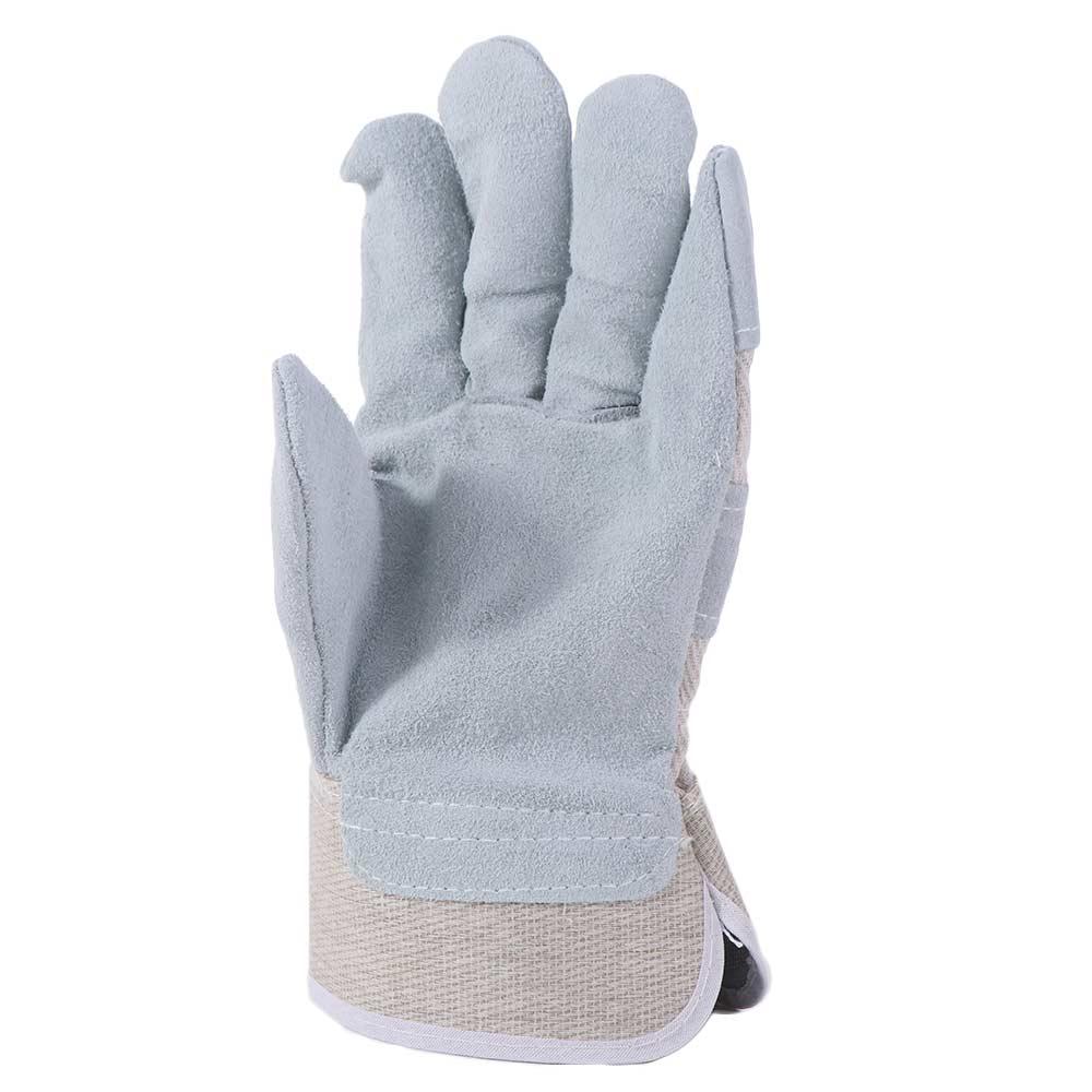 1 Pair Thickened Leather Welding Gloves Abrasion Resistant Labour Gloves  Moving Households