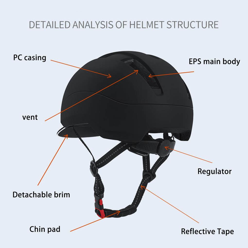 Cycling Helmet Man Women Bike Multifunctional Breathable Hat Riding Supplies for Motorcycle Skating Scooter