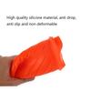 Orange Silicone Griddle Mat Grill Pad For Kitchen Cooking Countertop 40.5x19.5cm