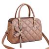 New Fashion Rhombus Portable Small Square Bag Artificial Leather Shoulder Bag Crossbody Bag