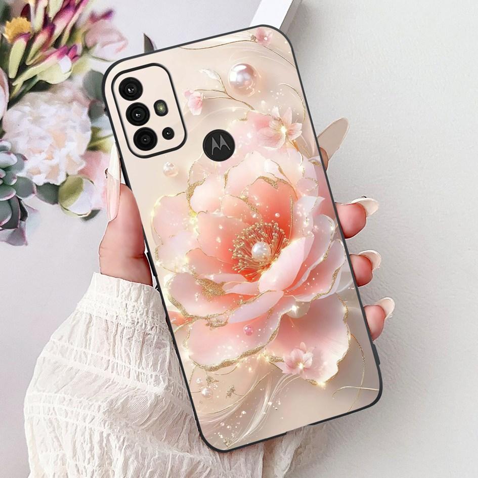 Case For Motorola Moto G30 G20 G10 Phone Cover New Fashion Flower Soft Silicone Matte Bumper on Moto G20 XT2128-1 G 10 G 30 Capa