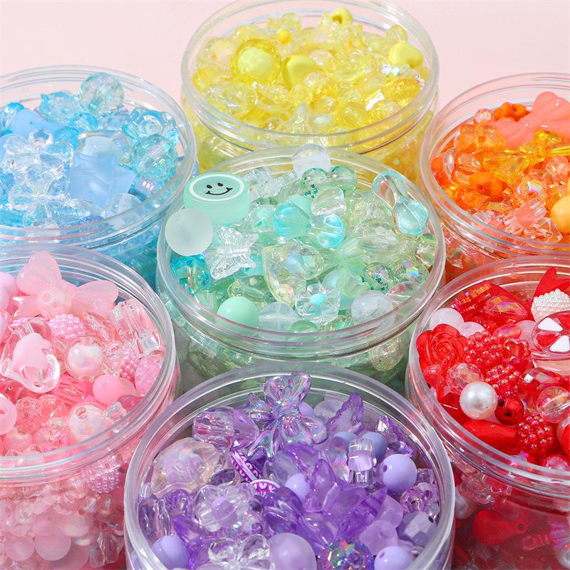 Retro Baroque DIY Acrylic Beads Kit: Handmade Necklace & Bracelet Jewelry Accessories
