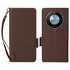 For Honor X9c Smart 5G/X60 5G Case with Wrist Strap Litchi Texture PU Leather Wallet Phone Cover