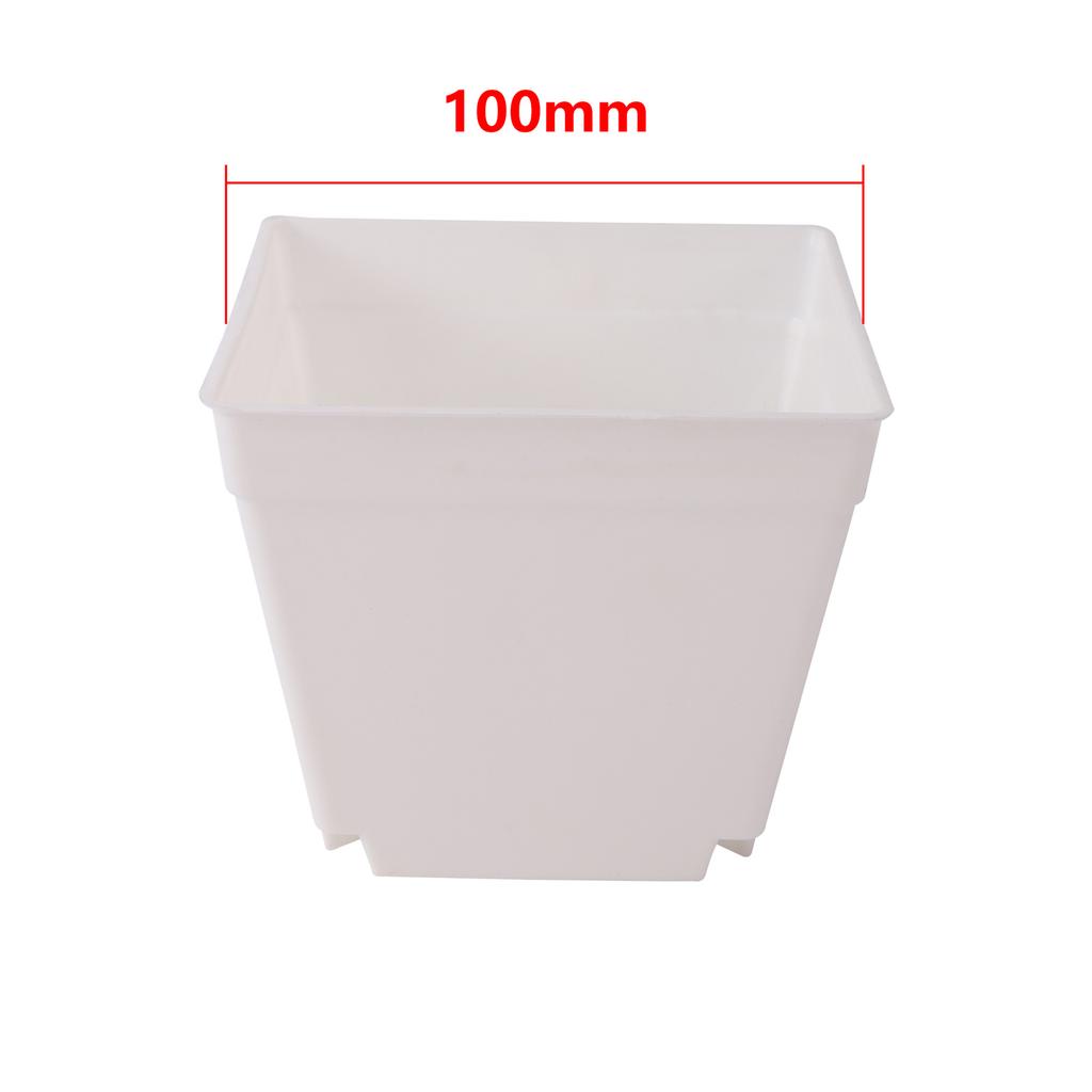 Mini Square Flower Pots Colorful Succulent Seedling Trays Plastic Nursery Planters DIY Plant Grow Boxes Garden Home Office Decor