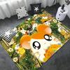 Cartoon Cute Hamtaro Floor Mat Rectangle Anti-slip Home Soft Badmat Front Door Indoor Outdoor Mat Welcome Doormat