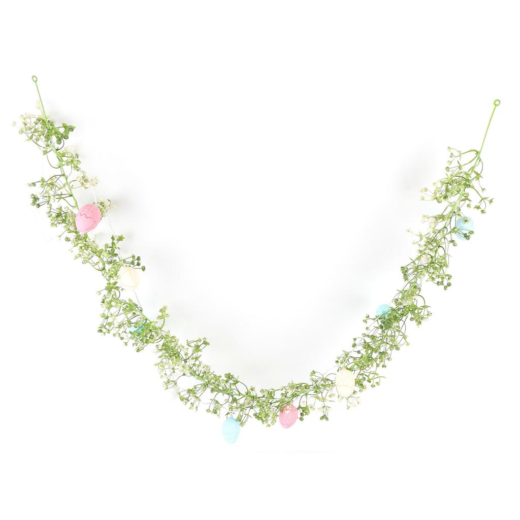 Farbe Ei Girlande Deko Leuchtende Eier Blumengirlande Schnur für Kamin Sims Treppe Tür Fenster Dekoration