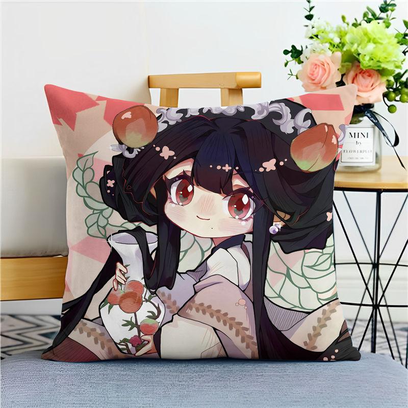 Wuhua Peripheral Game Two-dimensional Double-sided Dormitory Nap Bedside Pillow Animation Pillow Cushion Birthday Gift Pillow