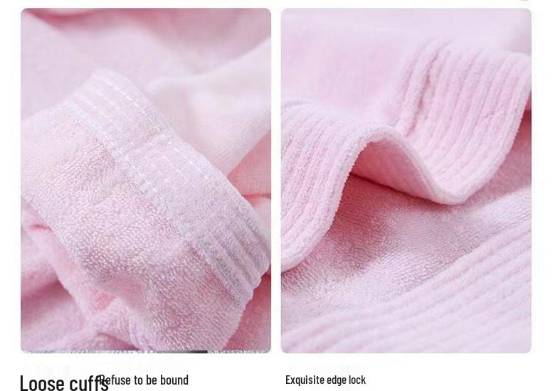 Unisex Long Pure Cotton Terry Bathrobe – Absorbent, Quick-Dry, Thickened for Men and Women.
