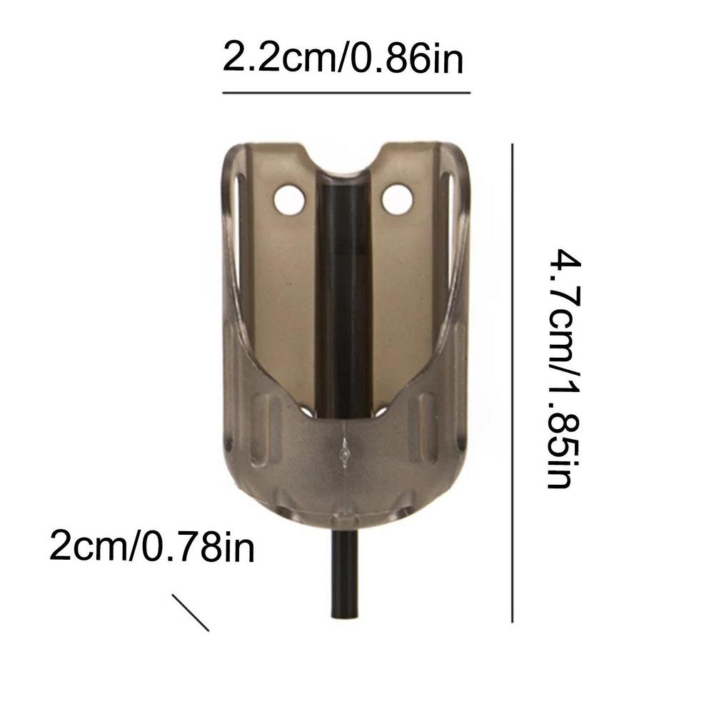 Fishing Bait Cage Carp Fishing Maggot Pellet Feeder Bait Trap Cage Inline Grub Feeders Fishing Feeders Bait Cage Holder Tackle