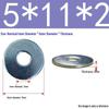 Galvanized Flat Metal Washer Spacer M3-M60