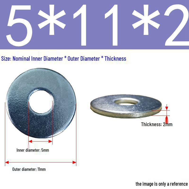 Galvanized Flat Metal Washer Spacer M3-M60