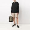 STONE ISLAND Front Pocket Crewneck Sweatshirt Black Men Tops 741563451-V0029