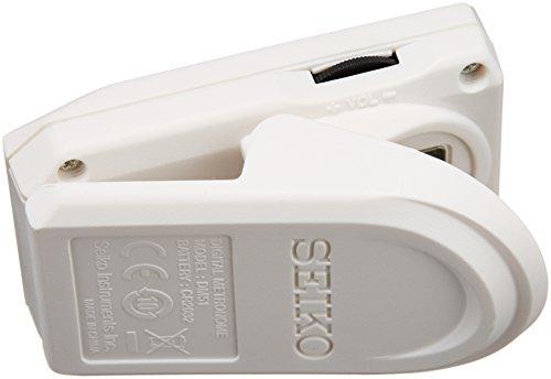 Seiko Seiko Metronome Clip Type Digital Aqua Blue DM51L Il volume può essere regolato e disattivato con il volume rotante