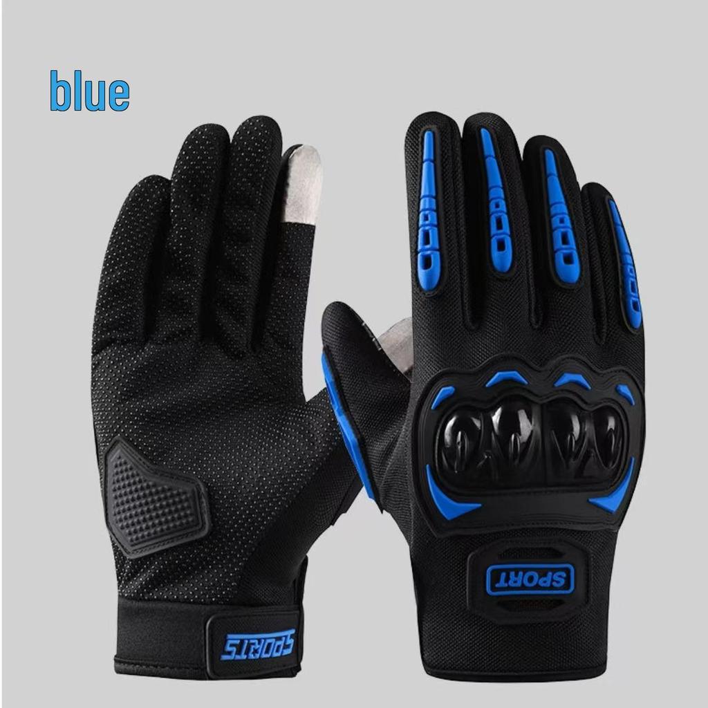 Unisex Four-Season Motorcycle Half-Finger Tactical Gloves - Off-Road, Anti-Slip, Hard Shell Protection