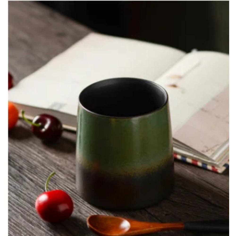 Japanese Style Original Ceramic Mug Personality Porcelain Retro Cup Gradient Mugs Home Office Coffee Tea Drinkware Creative Gift