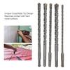 Masonry Drill Bits Carbide Good Strength  210mm Length Spiral 4 Slot High Hardness Rotary Hammer Drill Bit for Concrete