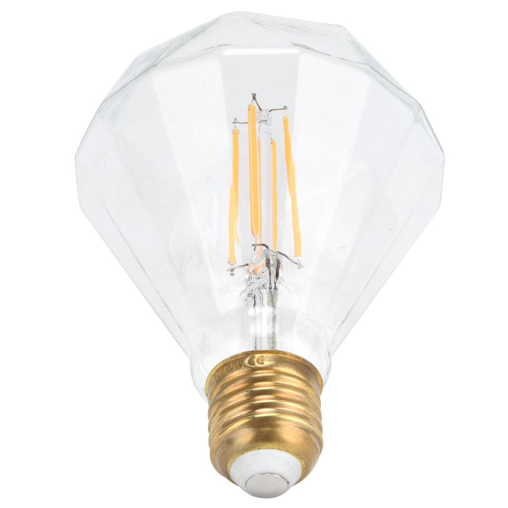 LED Light Bulb E27 4W Vintage Decorative Filament Lamp for Chandelier Wall Lamp 220V Warm Light