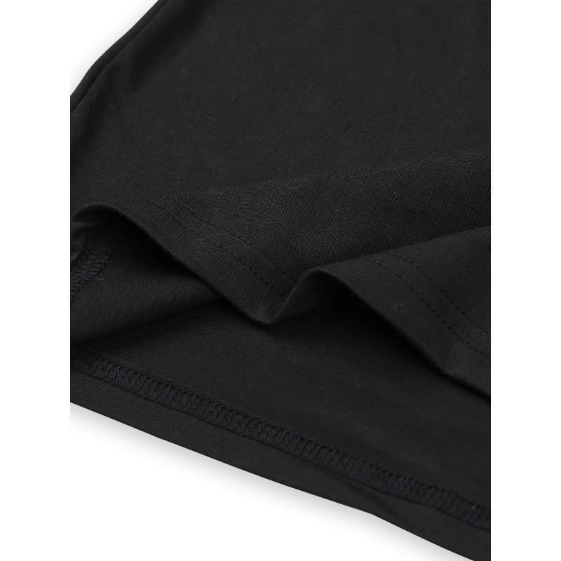 European Size Men'S Print Short-Sleeved T-Shirt with Wire Mesh Letter "J" | Medium Elasticity, Fashionable Style, Loose Crew Neck, Comfortable