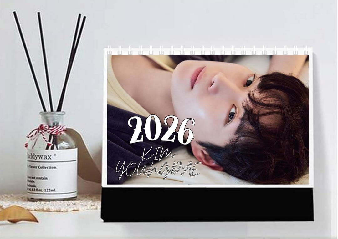 

[USED] Kim Young-dae 2026 Desk Calendar Diary Korean Drama Dear X