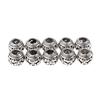 10pcs Braid Hair Beads Dreadlocks Rings Jewelry for Extensions