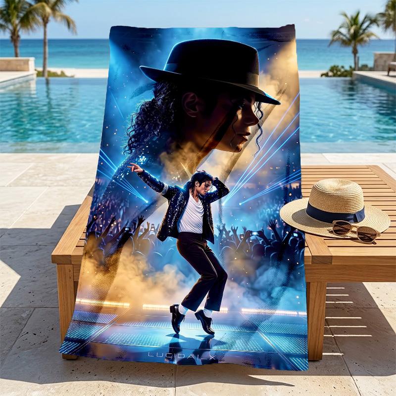 Star Performance Stylish Digital Printing Beach Towel Quickdrying Absorbent Blanket For Beach Pool Gym Travel