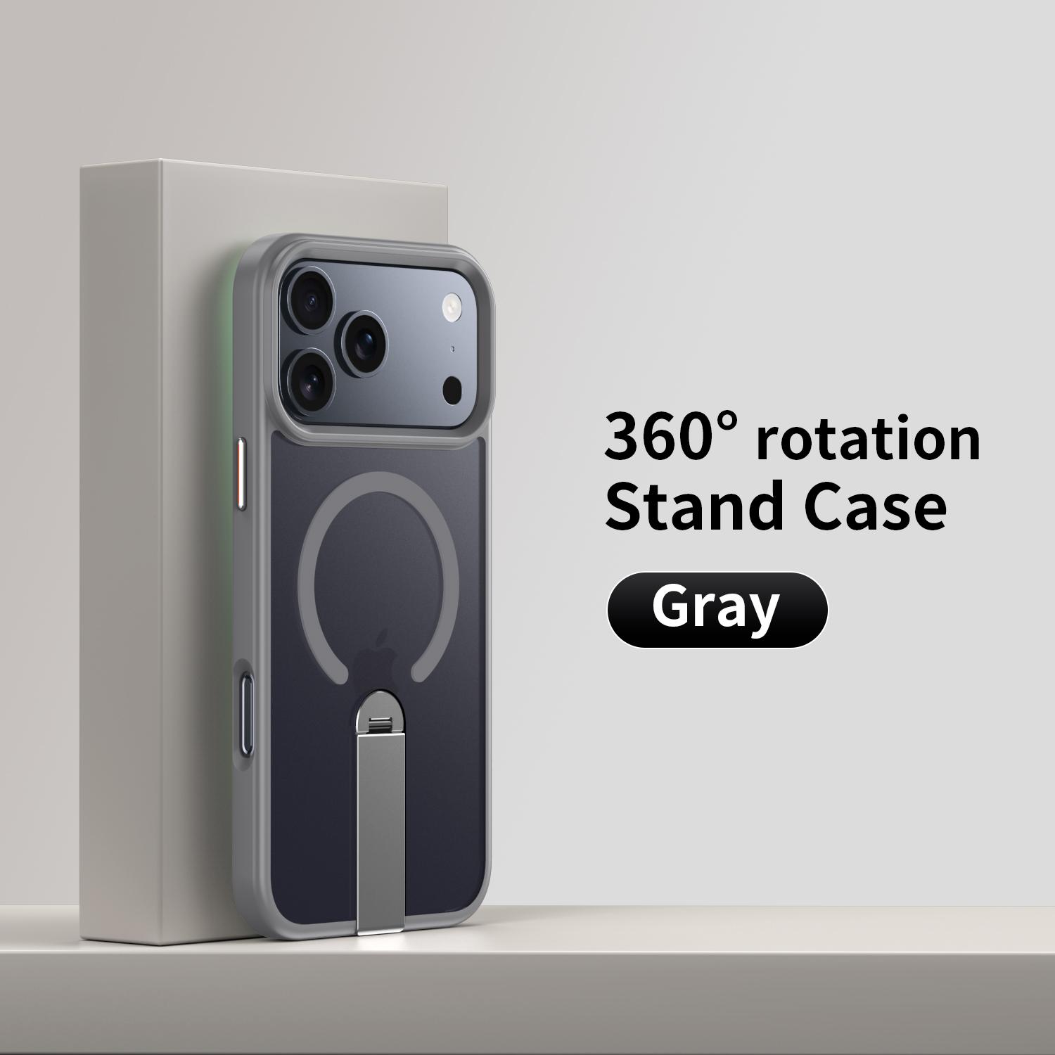 

For iPhone 17 Pro Max 17 Air Case Protective Rotating Bracket Flat Structure Back Cover iPhone Air