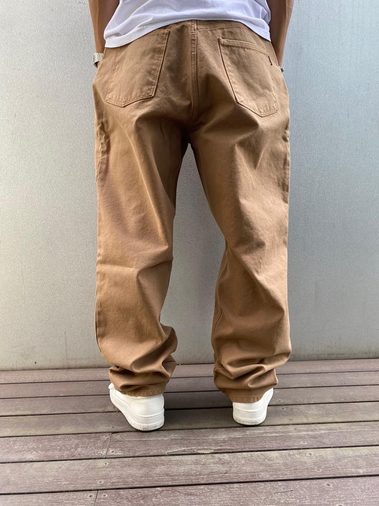 Bieseulaebis Mid 90 Baggy Oxford Pants Brown