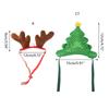 Cat Christmas Headband Dogs Party Costume Dog Headdress Dressing Up Headwear Festival Headpiece Photo Props for Puppy