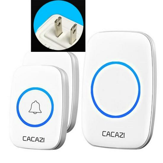 A10 Wireless Long-Range Home Doorbell with Multiple Call Bells and Elderly Pager, Compatible with EU, US, and UK Standards.