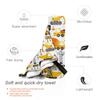 Road Work Watercolor Construction Vehicles Beach Towel Soft Microfiber Quick Dry Absorbent Quick Towels For Bath