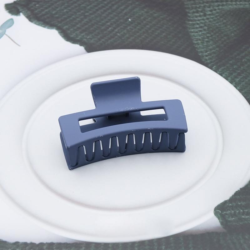 

Женский элегантный однотонный геометрический пластиковый зажим для волос леди милый держатель для длинных волос зубчатые заколки для волос шпильки модные аксессуары для волос