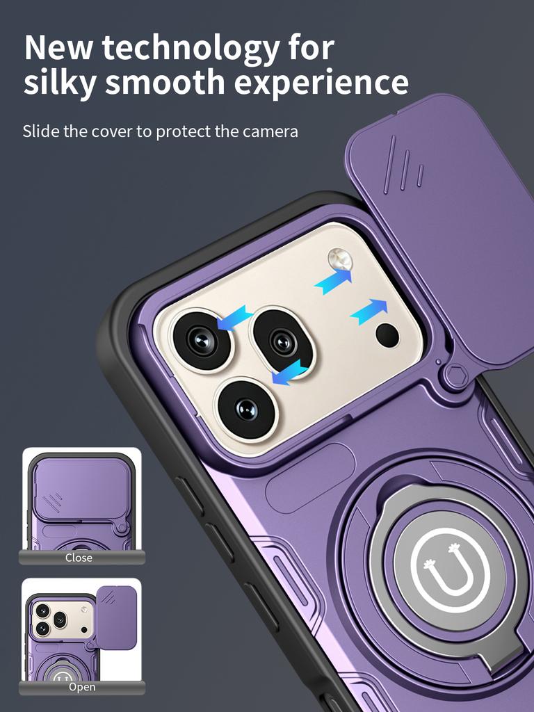 For Honor 600 Pro Case Honor 600 Phone Case Cover Magnetic Armor Shockproof Ring Holder Case Magsafe Wireless Charge Cover