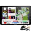 RoadQuest Car Navigation Portable Android Online Tablet Display 1280x800 IPS Wide HD 2025 Zenrin Backup Camera Bluetooth Constant Power Connection