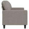 Vidaxl Sofa 2-Osobowa, Kolor Taupe, 140 Cm, Tapicerowana Tkaniną
