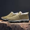Men Casual Slip on Ankle Boots Warm Fur Comfortable Sneakers Non-slip Botas Men Shoes   Winter Snow Boots