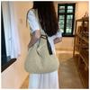IELGY Lazy Loose Feel Shoulder Large Capacity Bag Summer Seaside Vacation Straw Beach Bag