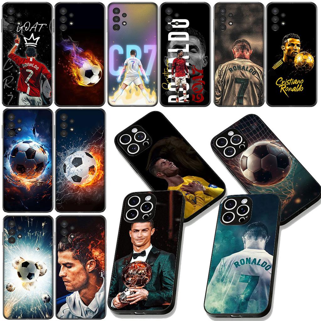 Soccer No7 King CR7s Football No 7 Phone Case for Apple iPhone 12 13 Mini XS 11 Pro Max 7 8 Plus + XR 8+ X SE 2020 SE3 Cover