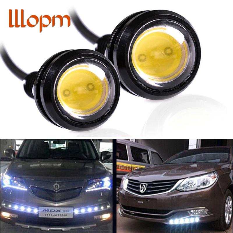 Buy 18mm Hawkeye Lights Car Styling LED Daytime Running Light Auto Lamp