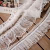 Sewing Supplies Pearl Eyelash Lace Fabric Embroidery White Lace Ribbon Decorative Trim