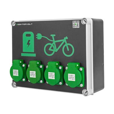 Nabíjecí stanice pro elektrokola E-Bike Nabíjecí bod 4 zásuvky