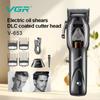 VGR 653 Original Hair Clipper Professional Hair Trimmer Beard Haircut 9000 RPM High Performance Adjustable Hair Cutting Machine Barber Clipper for Men