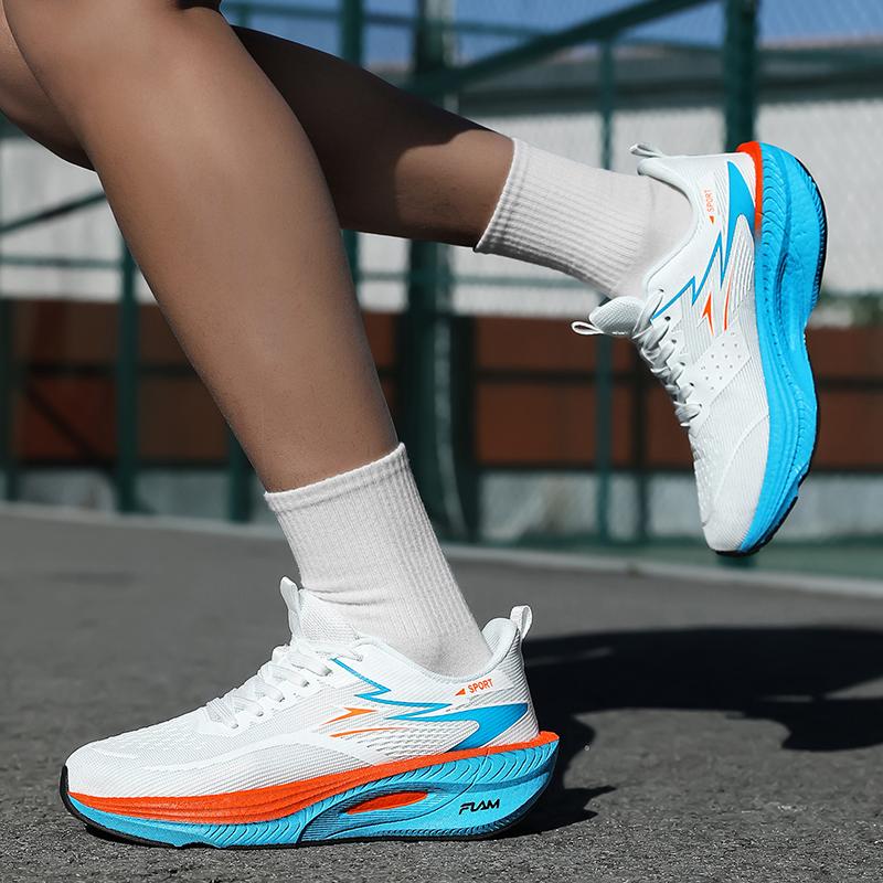 Men Running Shoes Carbon Board Marathon Sports Speciality Breathable Lightweight Women'S Comfortable Athletic Nonskid Sneakers