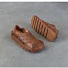 Johnature Hollow-out Breathable Flat Sandals Retro Genuine Leather Soft Soled Women's Slip-on Shoes