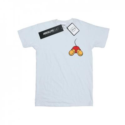 Womens/Ladies Mickey Mouse Backside Breast Print Cotton Boyfriend T-Shirt