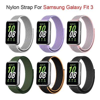 For Samsung Galaxy Fit 3 Strap Nylon Loop Watch Band Bracelet For Samsung Fit 3 Smart Wristband Replacement Correa Accessories