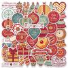 Mix Christmas Santa Claus Xmas Stickers Skateboard Cars Guitar Helmet Luggage Laptop Graffiti Stickers Kids Christmas Gifts