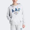 Adidas Originals Hooded Pullover Casual Sport Letter Print Long Sleeve Sweatshirt Men Tops Grey IM4577